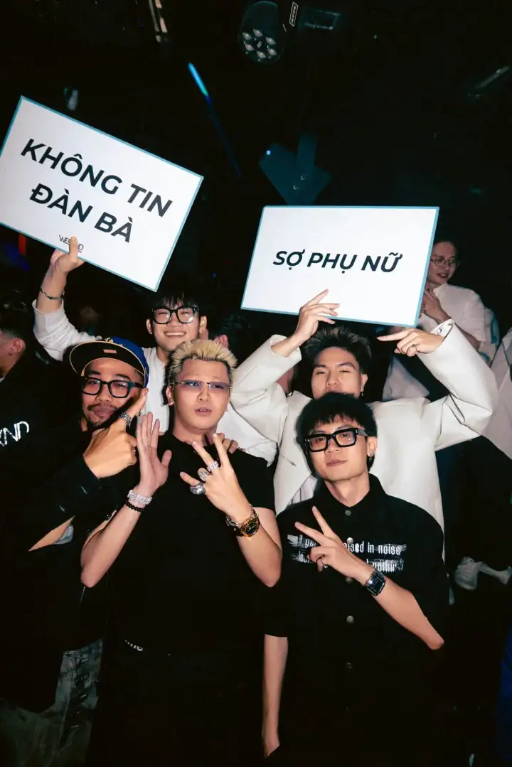 Nhóm bạn quẩy hết mình trong đêm hip-hop Weeknd Sài Gòn